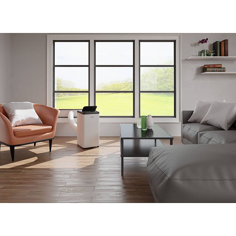 Left. Aeric - 550 Sq. Ft Portable Air Conditioner - White.