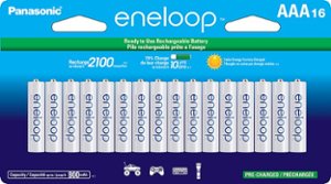 sanyo eneloop aaa nimh pre-charged rechargeable batteries - Best Buy
