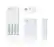 Alt View 1. Panasonic - Eneloop Rechargeable AA Batteries 4-Pack with 4-Position Mobile Boost Charger - White.