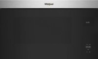 Whirlpool - 1.1 Cu. Ft. Over-the-Range Microwave with Flush Built-in Design - Stainless Steel - Front_Zoom