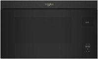 Whirlpool - 1.1 Cu. Ft. Over-the-Range Microwave with Flush Built-in Design - Black - Front_Zoom