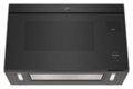 Alt View Zoom 13. Whirlpool - 1.1 Cu. Ft. Over-the-Range Microwave with Flush Built-in Design - Black Stainless Steel.