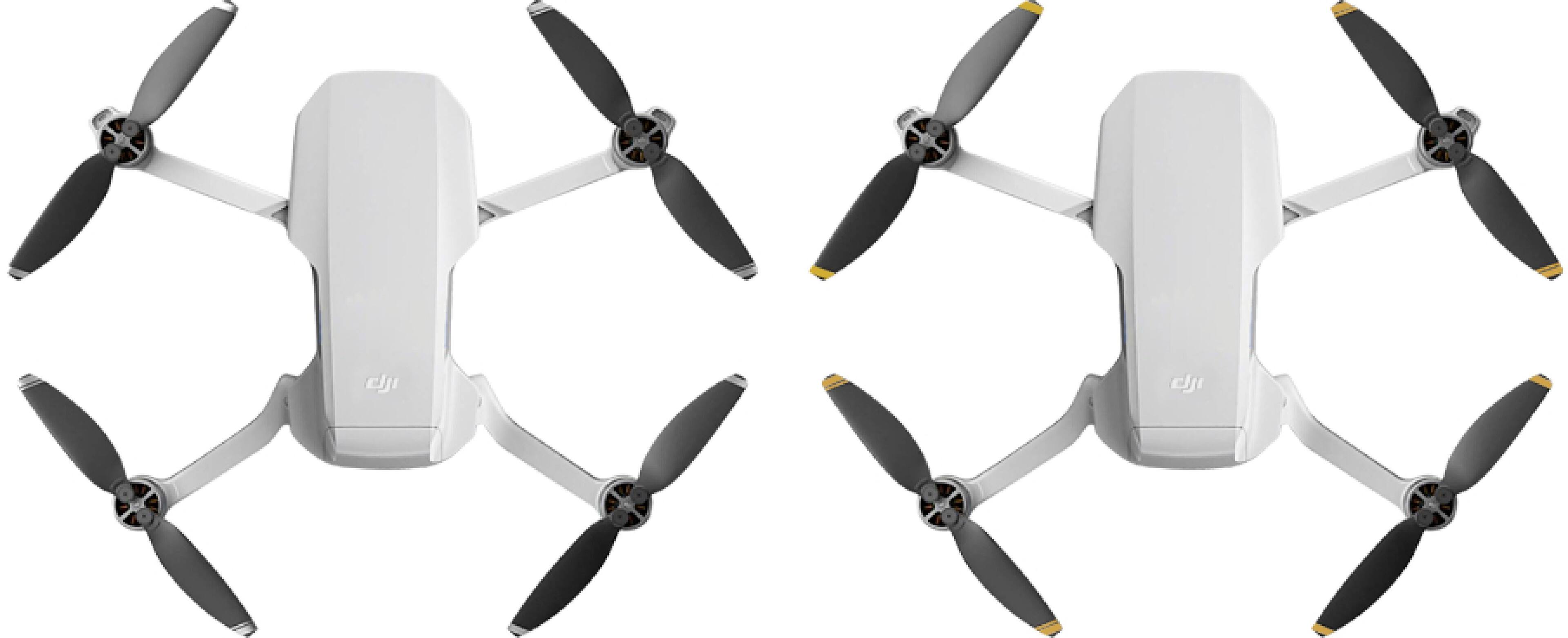 Angle. Digipower - Foldable Propeller for DJI Mini 2 / Mini SE / Mini 2 SE (8-Count)/Mini4k - Black.