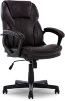 Serta - Mitchell Manager Office Chair - Chestnut Brown - Front_Zoom