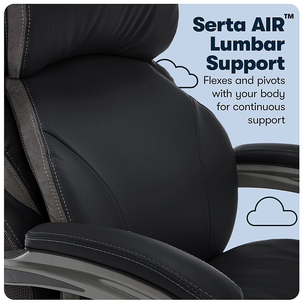 Serta smart layers big best sale and tall executive chair