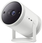Front. Samsung - The Freestyle 2nd Gen with Gaming Hub FHD HDR Smart Portable Projector - White.