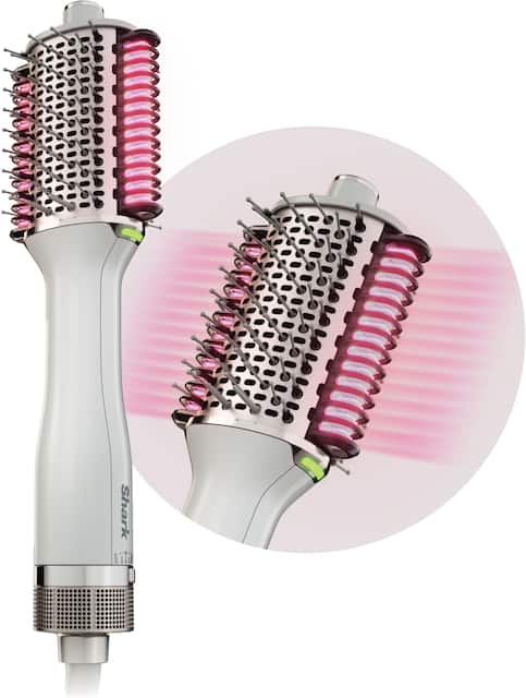 Blow top dryer brush