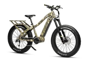 QuietKat - Apex Pro VPO E-Bike w/ Maximum Operating Range of 48 Miles and w/ Maximum Speed of 28 MPH - Angle Earth Camo - Front_Zoom