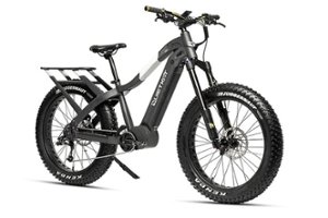 QuietKat - Apex Pro VPO E-Bike w/ Maximum Operating Range of 48 Miles and w/ Maximum Speed of 28 MPH - Small - Gunmetal - Front_Zoom