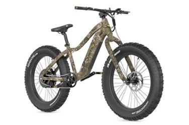 QuietKat - Pioneer 500w E-Bike w/ Maximum Operating Range of 38 Miles and w/ Maximum Speed of 20 MPH - Medium - True Timber Camo - Front_Zoom