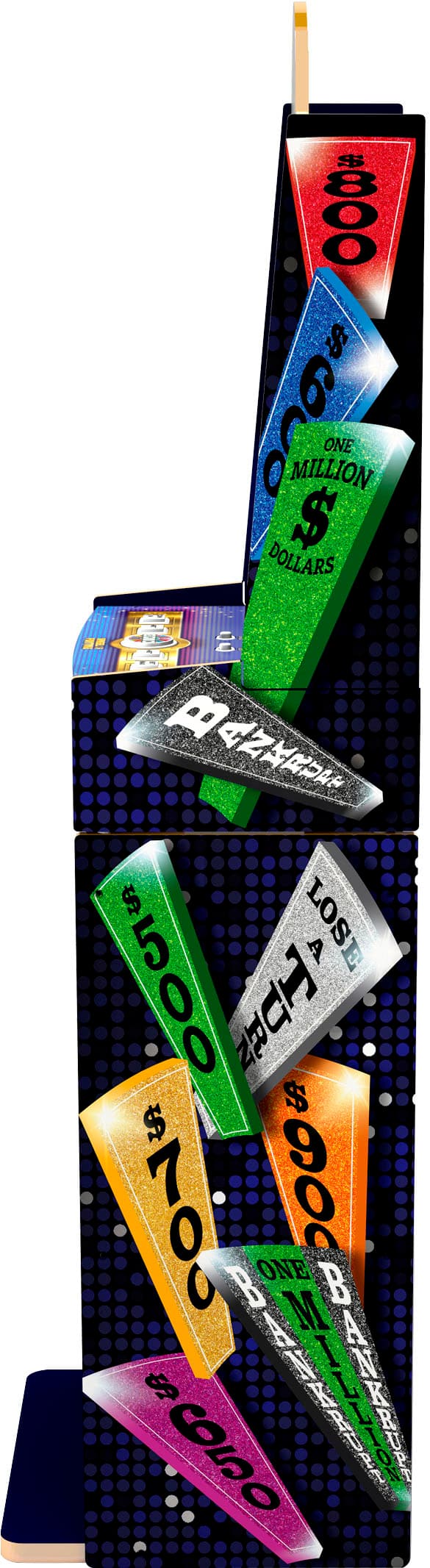 Back. Arcade1Up - Wheel of Fortune Casinocade Deluxe Arcade Game - purple.