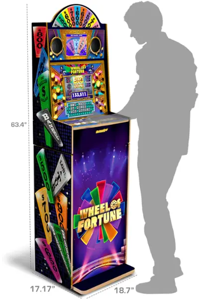 Arcade1Up Wheel of Fortune Casinocade Deluxe Arcade Game purple WOF-N-301119 - Best Buy