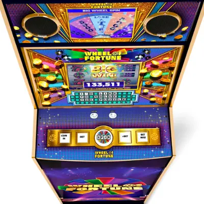 Arcade1Up Wheel of Fortune Casinocade Deluxe Arcade Game purple WOF-N-301119 - Best Buy