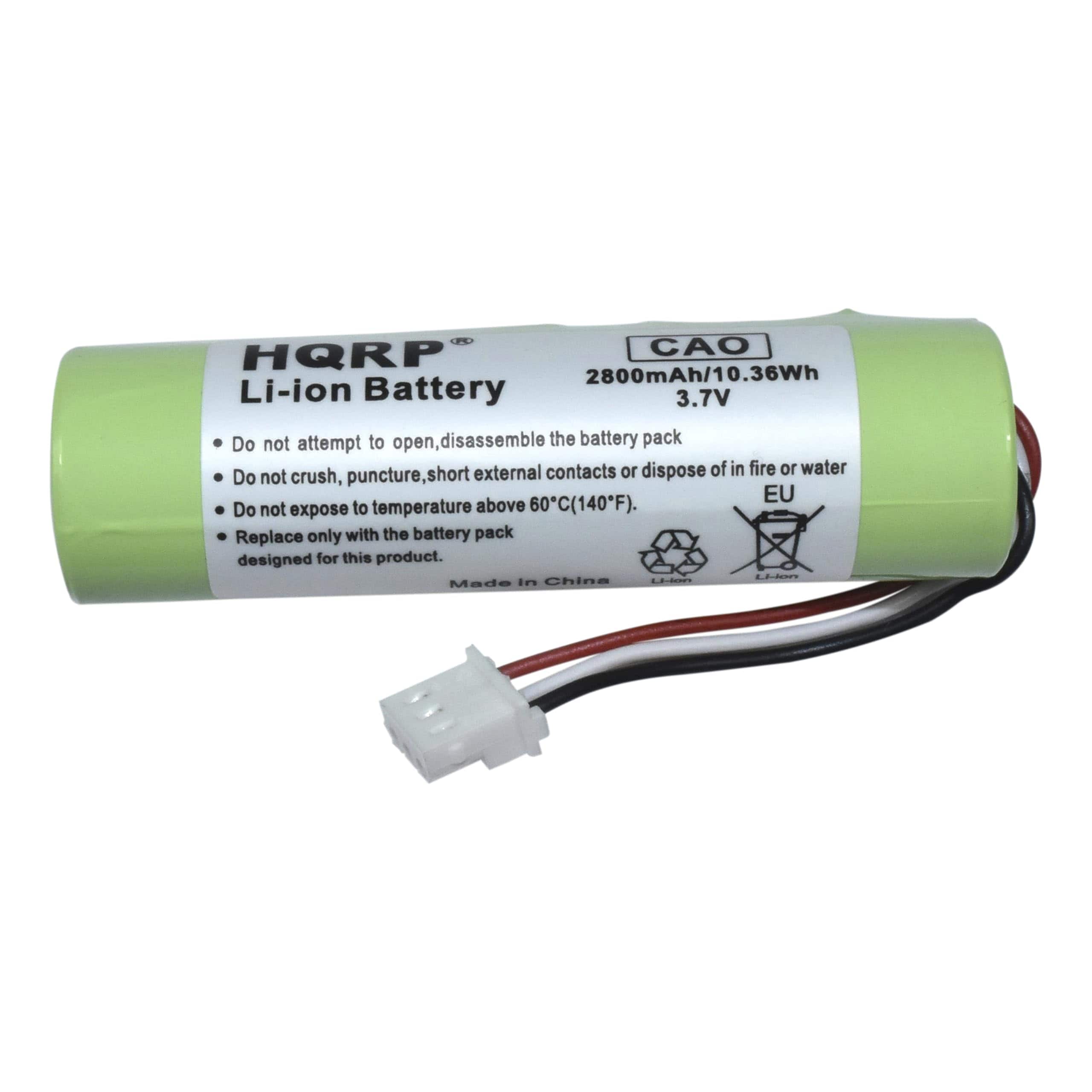 HQRP - 3.7 V 2800 mAh Li-Ion Battery for ADT Honeywell PROSIXC2W SiXRPTRA Alarm Repeater