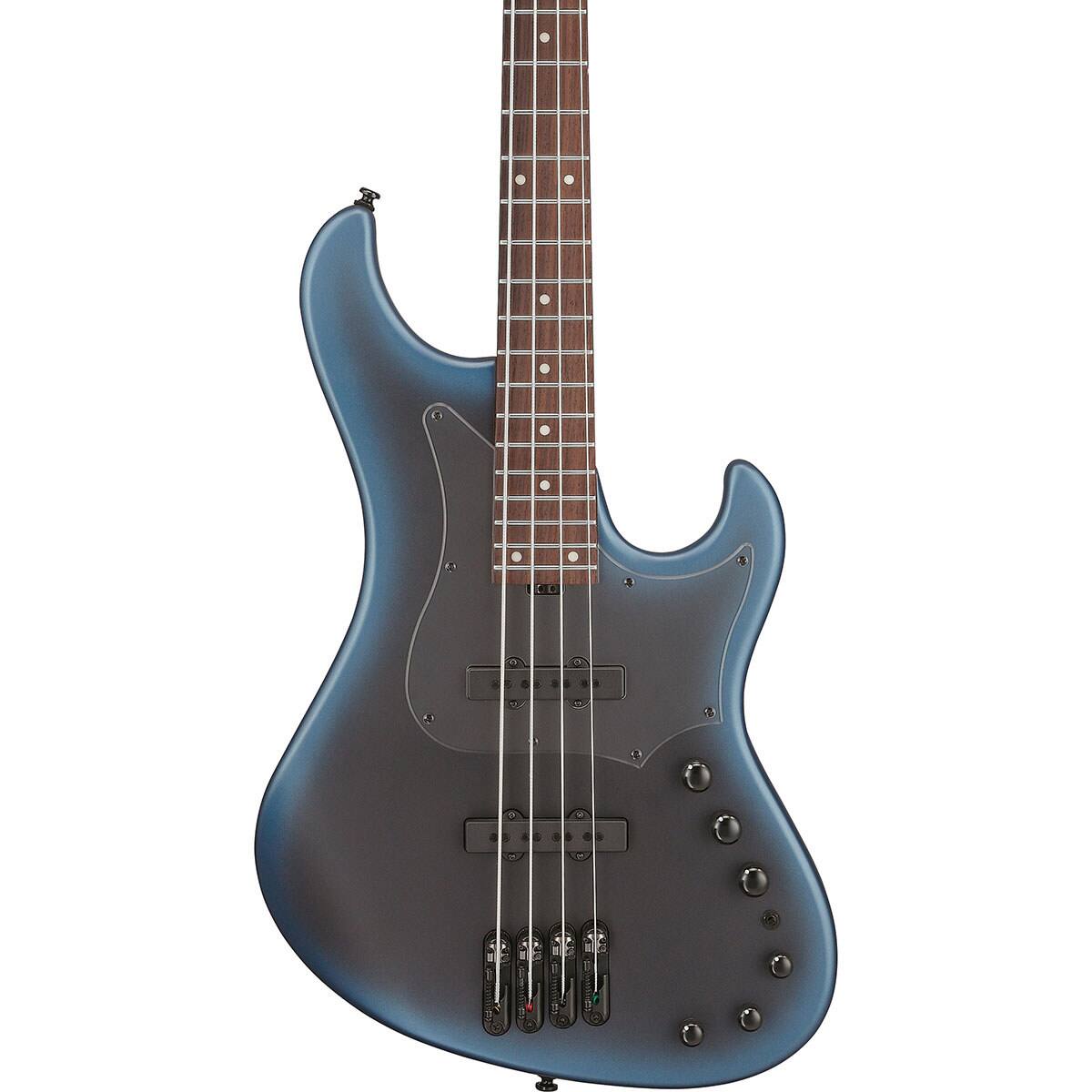 Alt View 3. Ibanez - Ibanez MDM Mode Series Electric Bass Guitar, Midnight Arctic Ocean Matte.