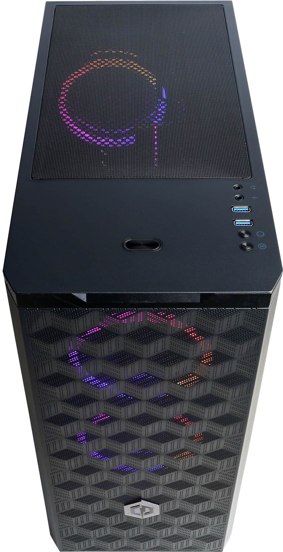 Alt View 12. CyberPowerPC - Gamer Master Gaming Desktop - AMD Ryzen 7 5700 - 16GB Memory - NVIDIA GeForce RTX 4060 Ti 8GB - 2TB SSD - Black.