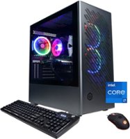 CyberPowerPC - Gamer Xtreme Gaming Desktop - Intel Core i7-13700F - 16GB Memory - NVIDIA GeForce RTX 4060 Ti 8GB - 2TB SSD - Black - Angle_Zoom