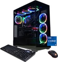 CyberPowerPC - Gamer Supreme Gaming Desktop - Intel Core i9-13900KF - 32GB Memory - NVIDIA GeForce RTX 4070 12GB - 1TB SSD - Black - Angle_Zoom