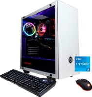 CyberPowerPC - Gamer Xtreme Gaming Desktop - Intel Core i5-12400F - 16GB Memory - NVIDIA GeForce RTX 3050 - 1TB SSD - White - Angle_Zoom