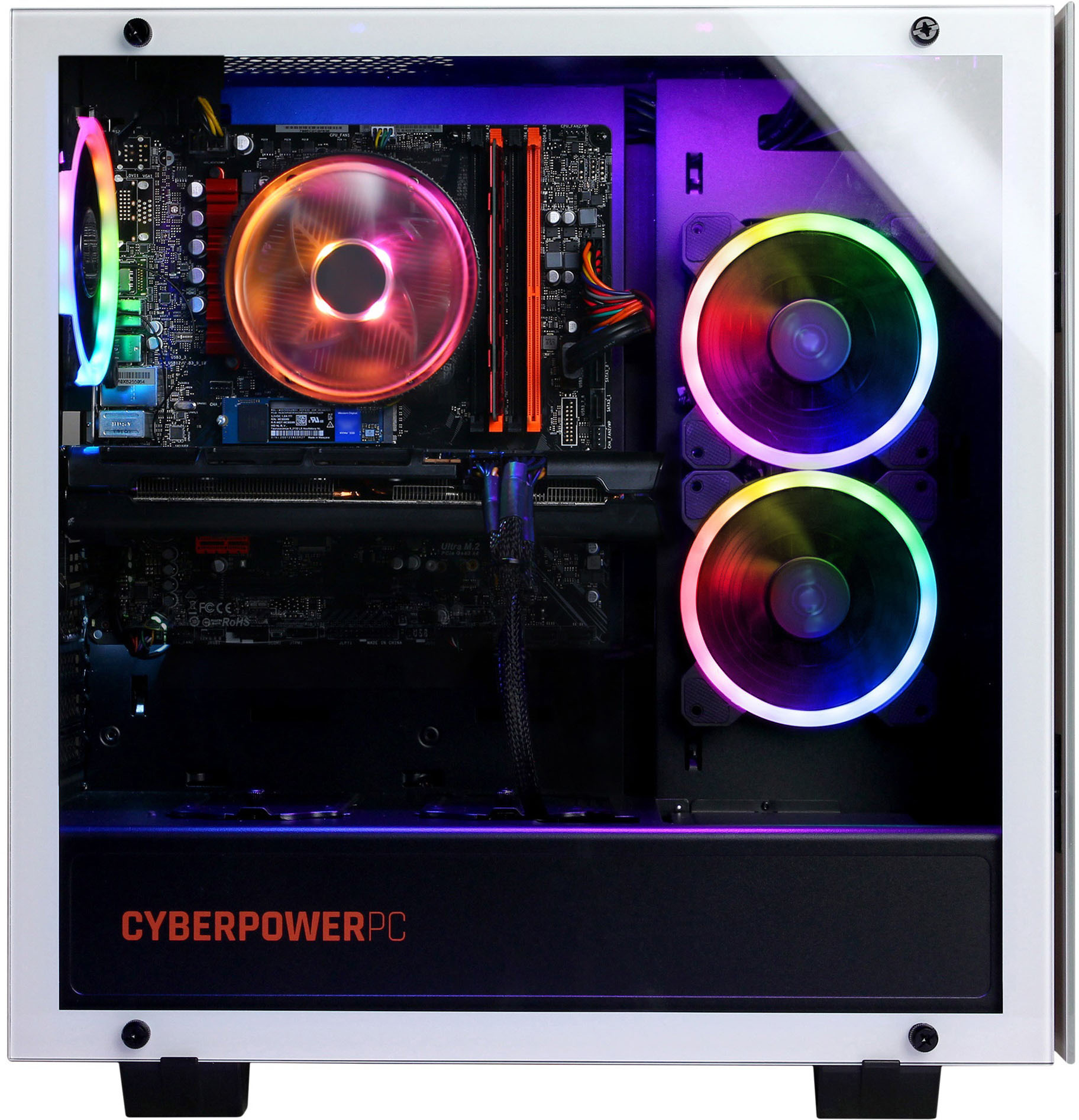 CyberPowerPC Gamer Xtreme Gaming Desktop Intel Core i5-12400F 16GB Memory  NVIDIA GeForce RTX 3050 8GB 1TB SSD White GXi3600BSTV3 - Best Buy