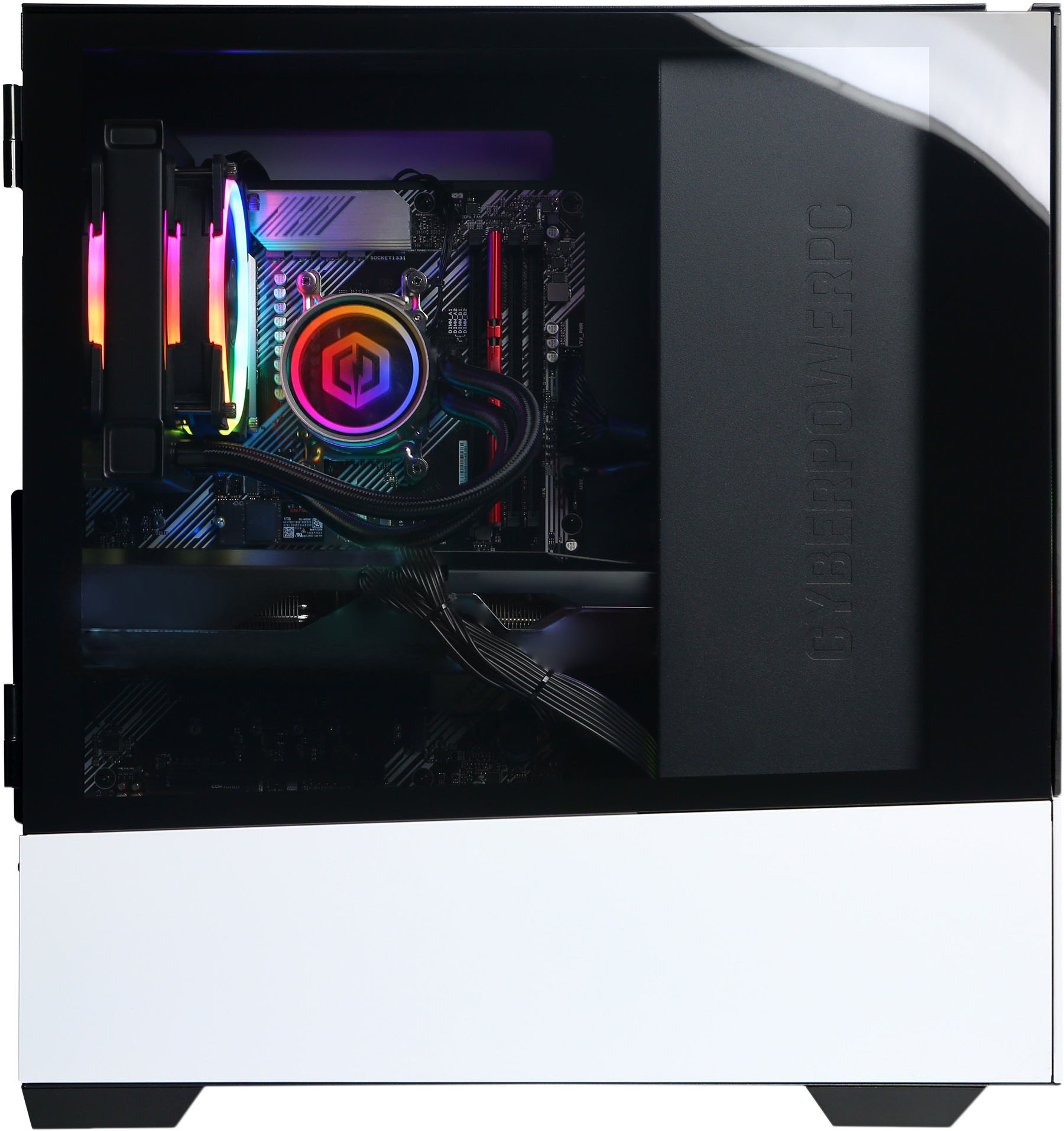 CyberPowerPC Gamer Master Gaming Desktop AMD Ryzen 7 7700X 16GB Memory  NVIDIA GeForce RTX 4070 Ti 1TB SSD White GMA9300CPG - Best Buy