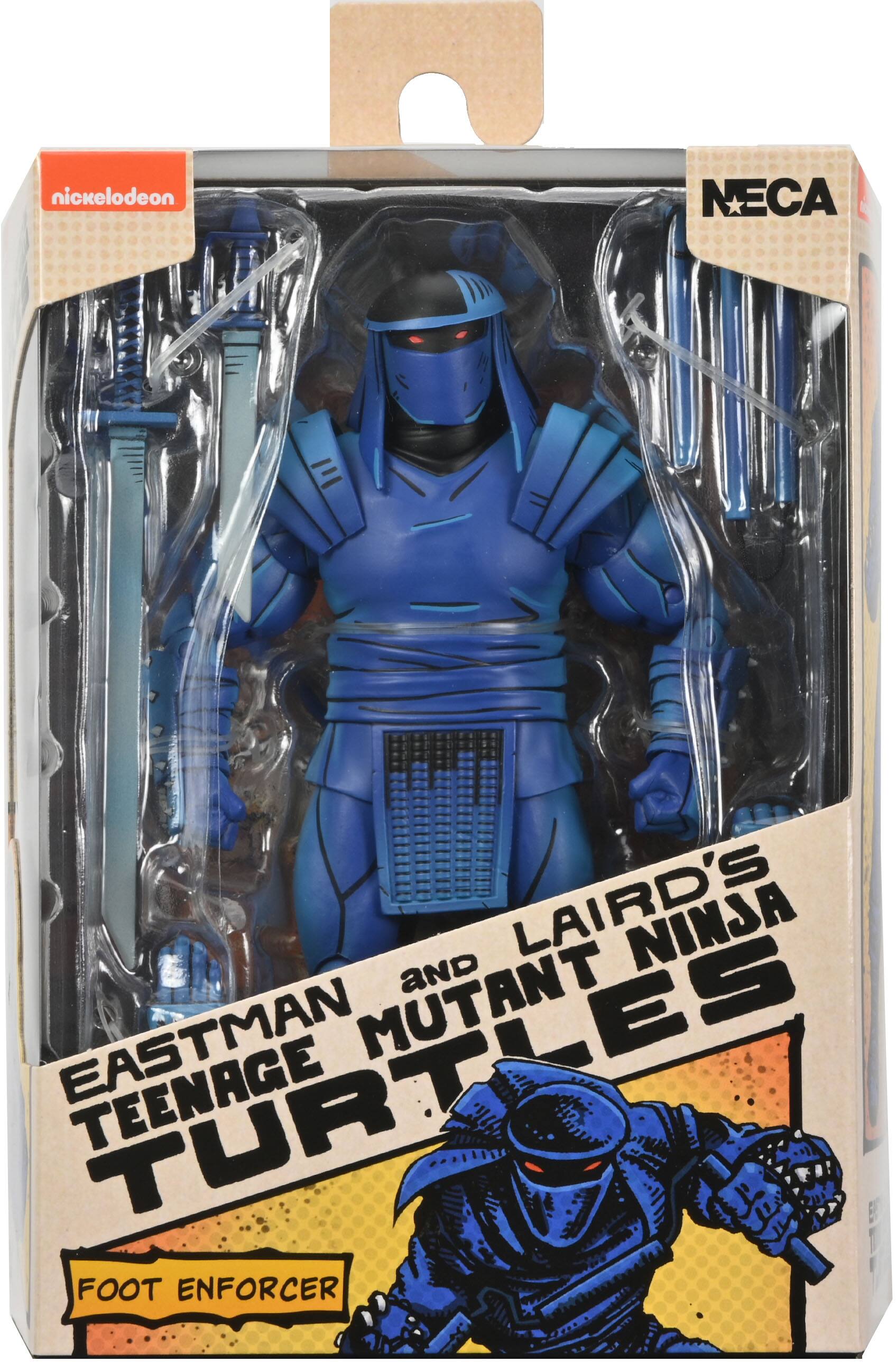 Angle. NECA - Teenage Mutant Ninja Turtles 7" Eastman and Laird's- Foot Enforcer.