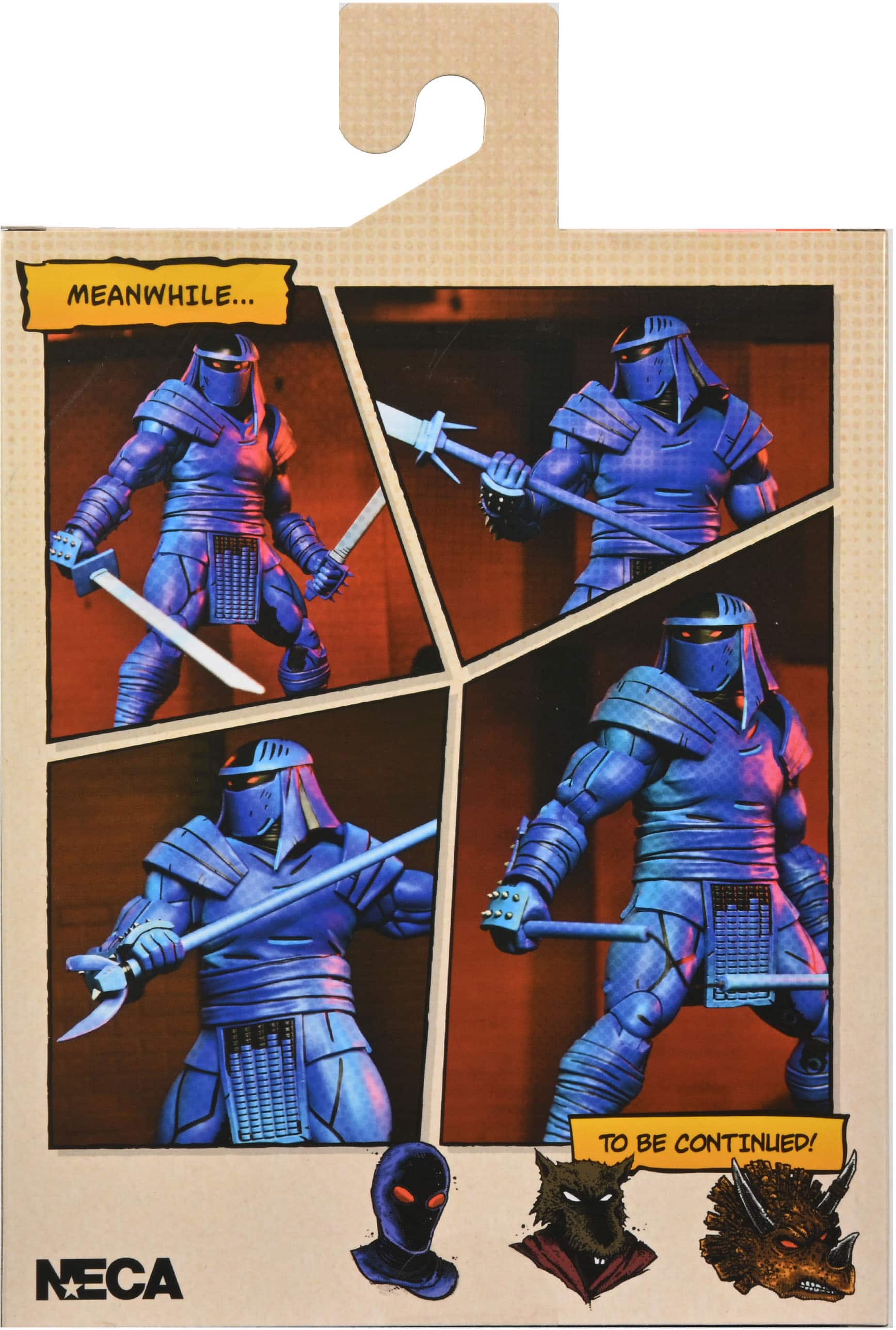 Left. NECA - Teenage Mutant Ninja Turtles 7" Eastman and Laird's- Foot Enforcer.