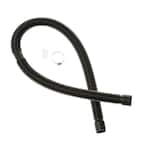 GE - Drain Hose Extension Kit for UltraFast Washer Dryer Combo models PFQ97HSPVDS and PFQ83HSSWWW - Black