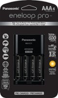 Panasonic - Eneloop Rechargeable AAA Batteries 4-Pack with Charger - Front_Zoom