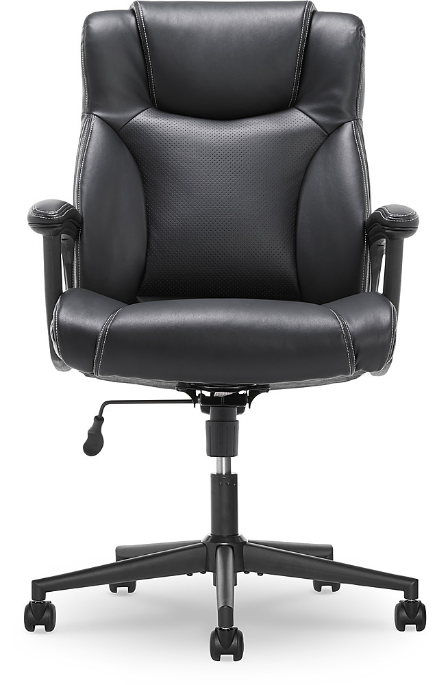 Serta Hannah Upholstered Executive Office Chair with  - Best Buy