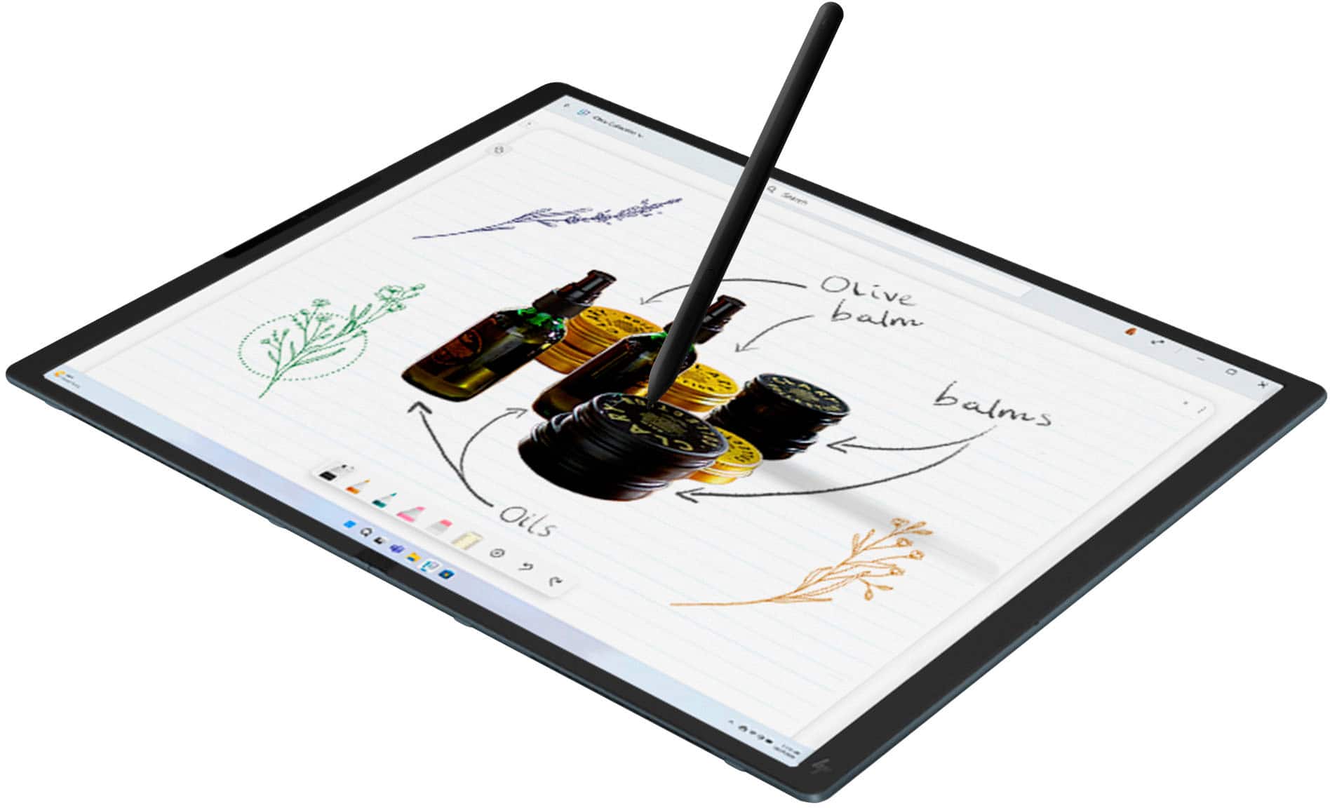 Alt View 16. HP - Spectre 3-in-1 17" 2.5K OLED Touch-Screen Foldable Laptop - Intel Evo Platform - Core i7 - 16GB Memory - 1TB SSD - Slate Blue.