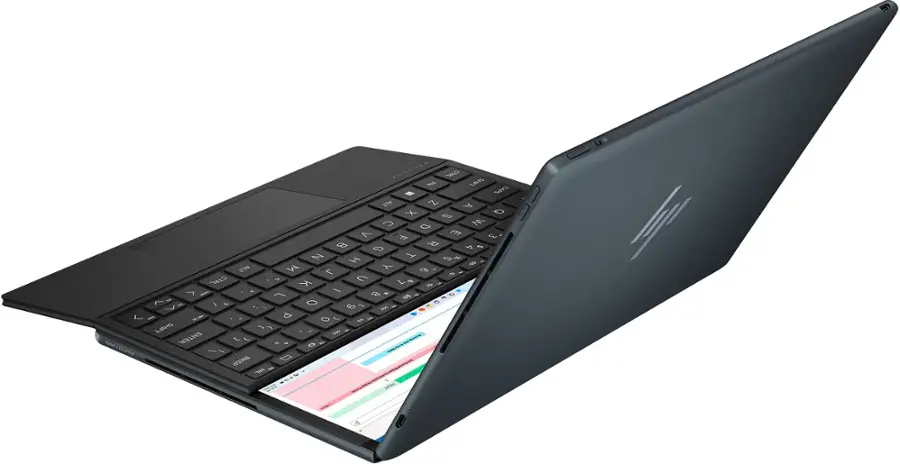 Alt View 17. HP - Spectre 3-in-1 17" 2.5K OLED Touch-Screen Foldable Laptop - Intel Evo Platform - Core i7 - 16GB Memory - 1TB SSD - Slate Blue.