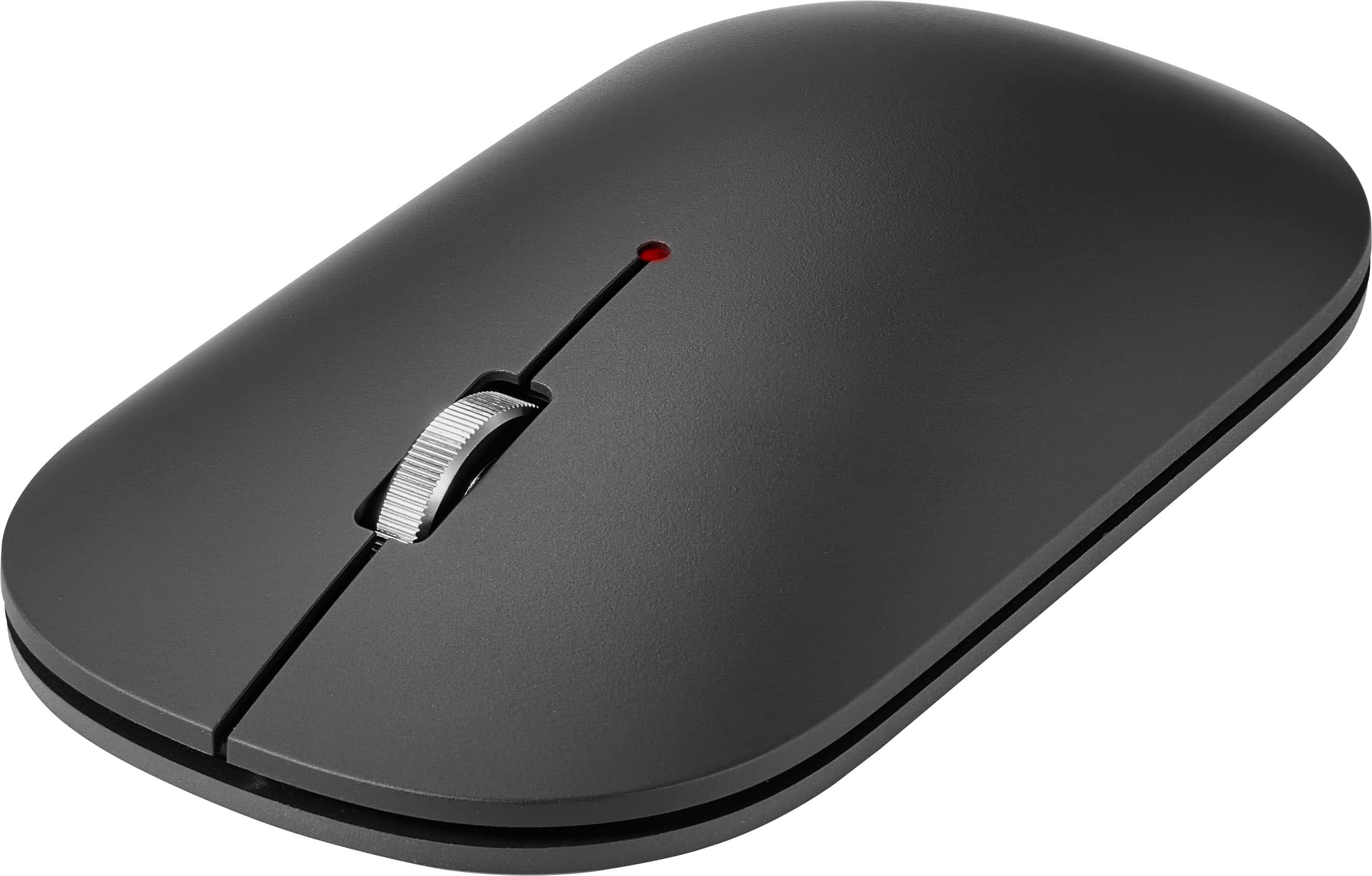 Back. Insignia™ - Wireless Optical 3-Button Mouse - Black.