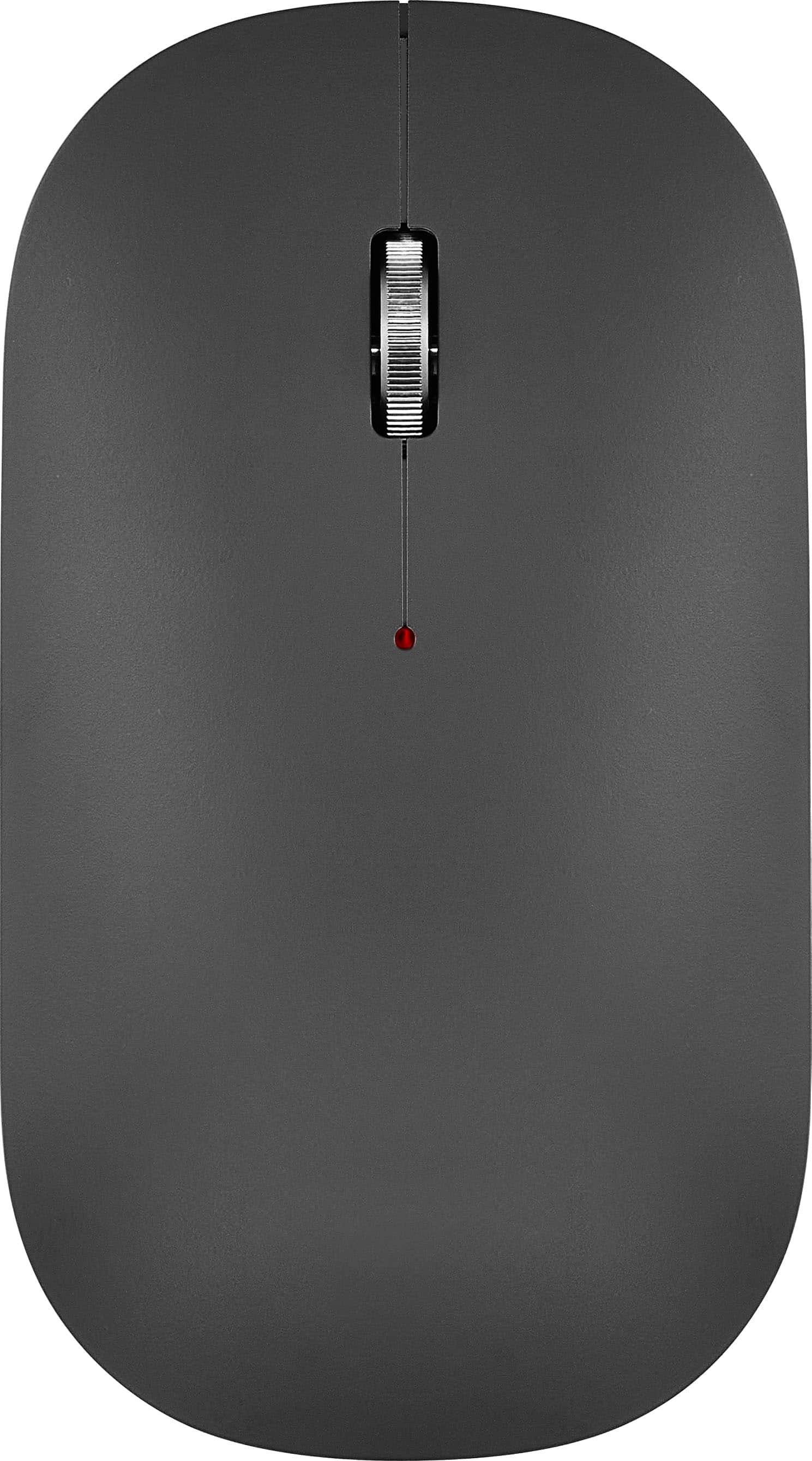 Front. Insignia™ - Wireless Optical 3-Button Mouse - Black.