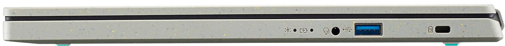 Alt View 3. Acer - Aspire Vero -  15.6” Full HD Laptop - Intel i5-1335U with 8GB LPDDR5 - 512GB PCIe Gen4 SSD - Cobblestone Gray.