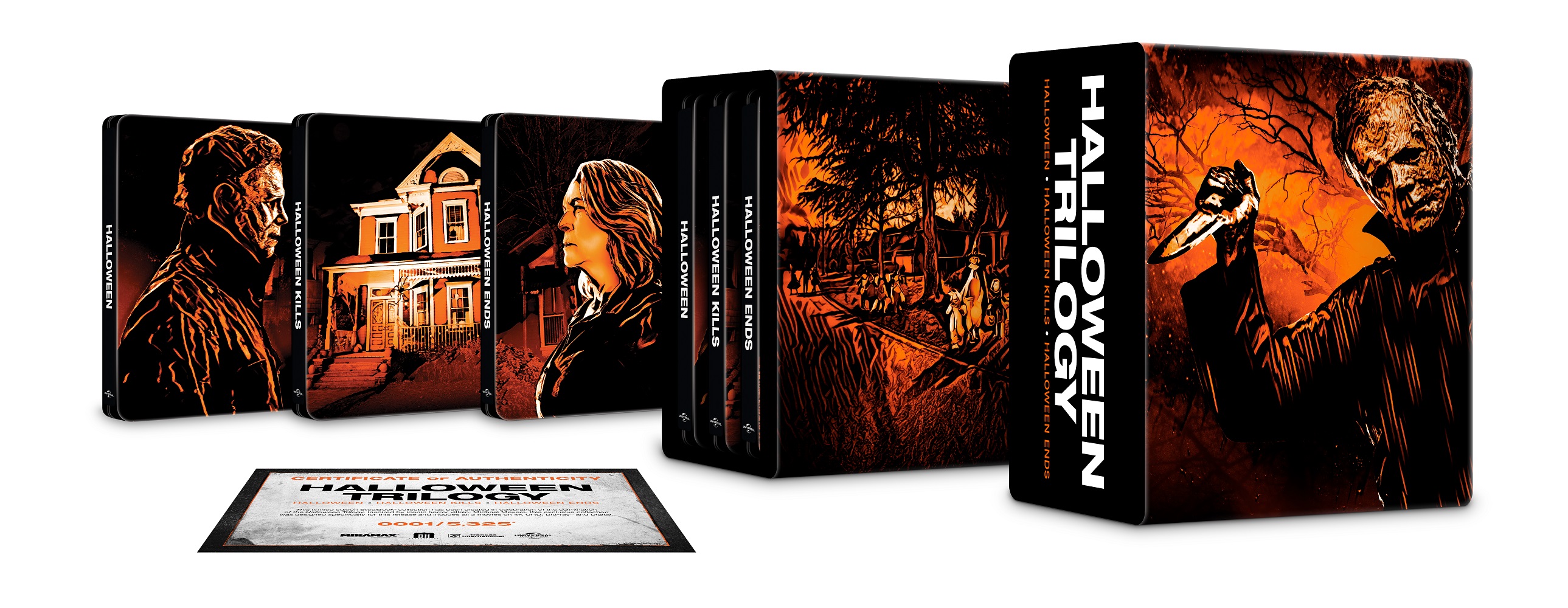 Halloween Trilogy [Includes Digital Copy] [SteelBook] [4k Ultra HD Blu-ray/Blu-ray] [Only @ Best Buy]