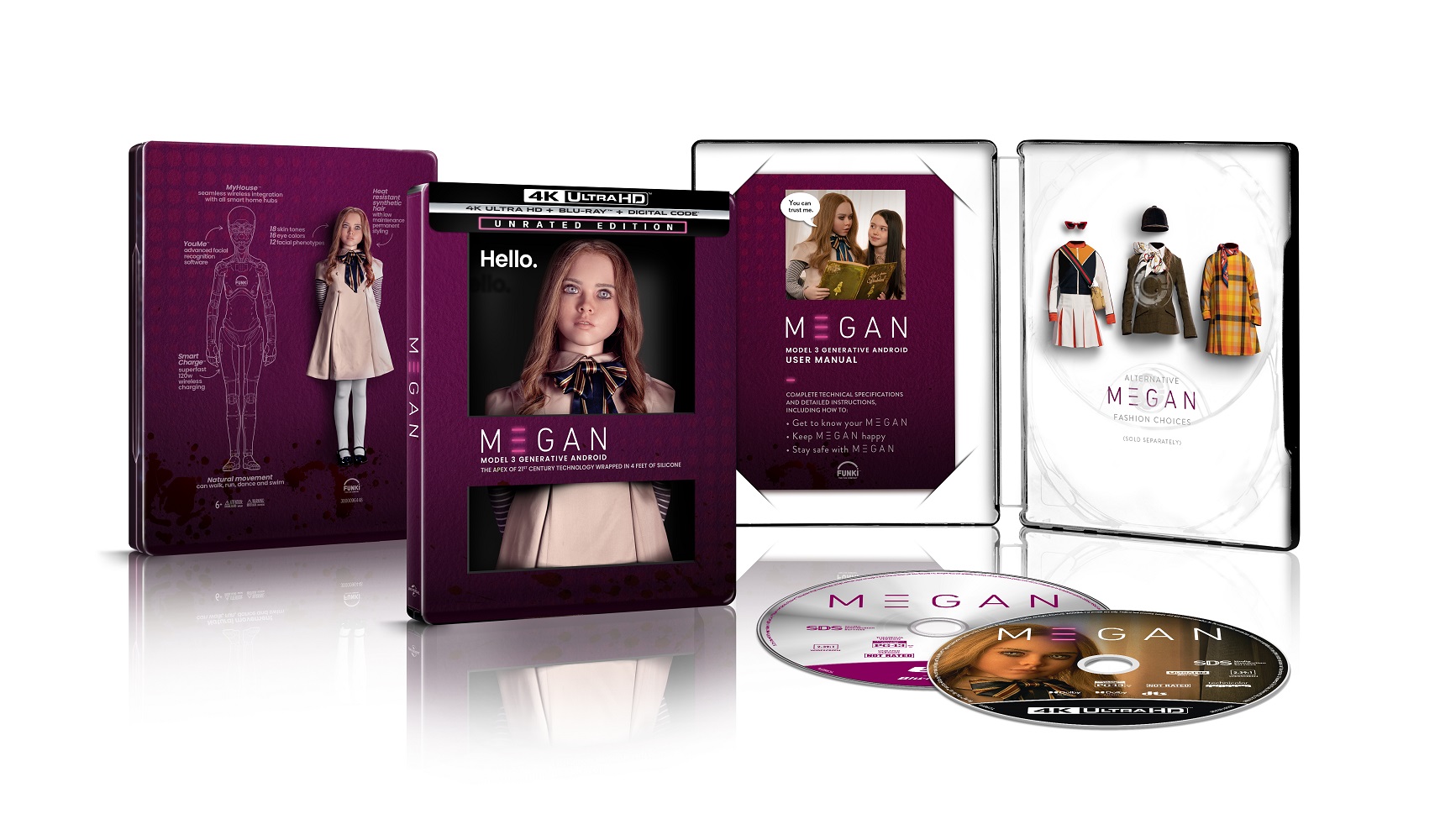 Best Buy: M3GAN [Includes Digital Copy] [SteelBook] [4k Ultra HD 