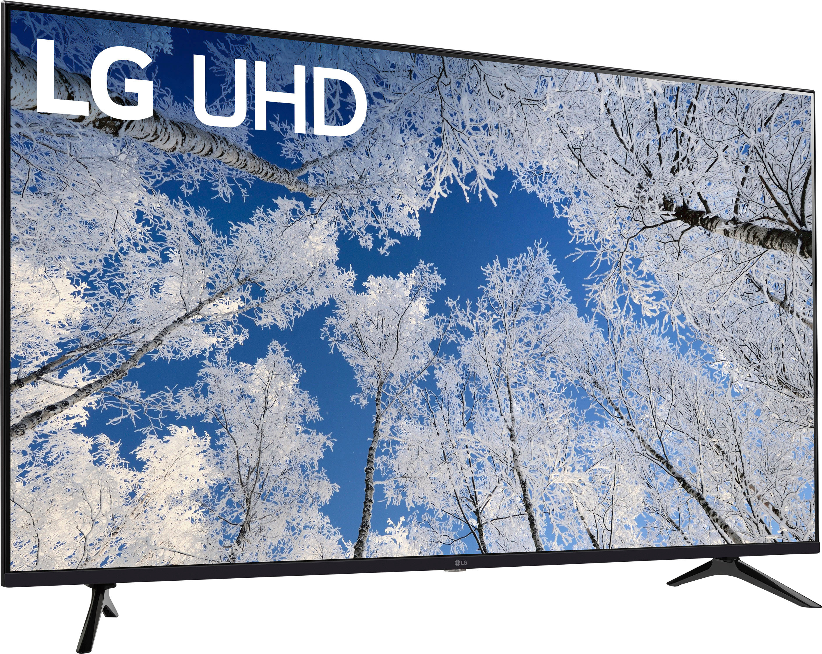 Left View: LG - 65” Class UQ70 Series LED 4K UHD Smart webOS TV