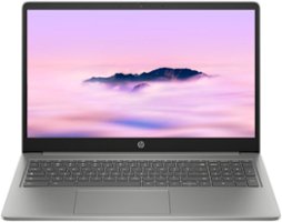 HP - 15.6" Full HD Chromebook Plus Laptop - Intel Core i3 - 8GB Memory - 128GB UFS - Mineral Silver - Front_Zoom