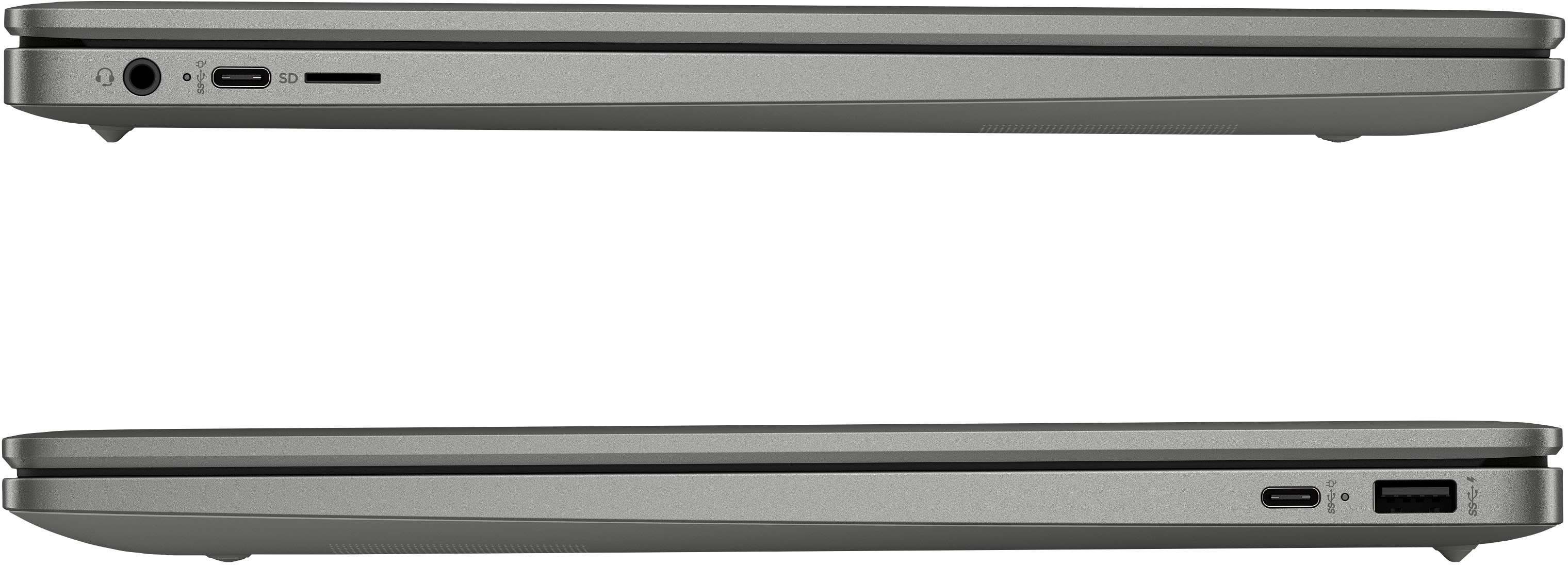 Alt View 10. HP - 15.6" Full HD Chromebook Plus Laptop with Google AI - Intel Core i3 - 8GB Memory - 128GB UFS - Mineral Silver.