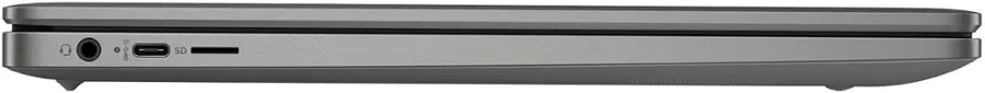 Alt View 7. HP - 15.6" Full HD Chromebook Plus Laptop with Google AI - Intel Core i3 - 8GB Memory - 128GB UFS - Mineral Silver.