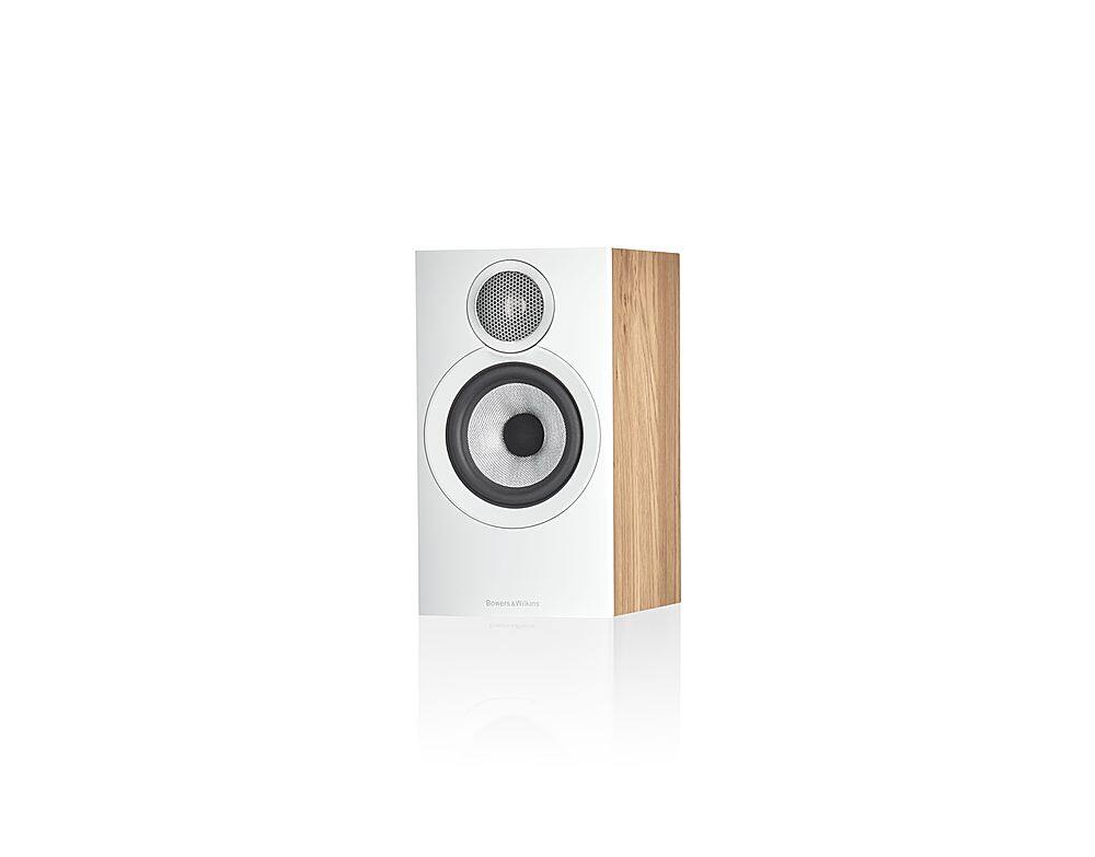 Front. Bowers & Wilkins - 600 S3 Series Bookshelf Speaker with 1" Tweeter and 5" Midbass (Pair) - Oak.