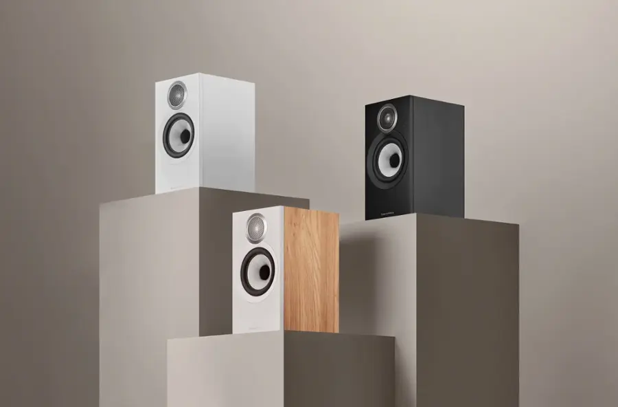 Alt View 16. Bowers & Wilkins - 600 S3 Series Bookshelf Speaker with 1" Tweeter and 5" Midbass (Pair) - Black.