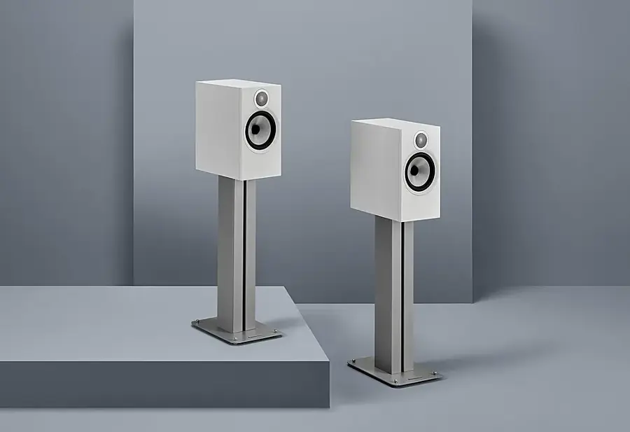 Alt View 16. Bowers & Wilkins - 600 S3 Series Bookshelf Speaker with 1" Tweeter and 6.5" Midbass (Pair) - White.