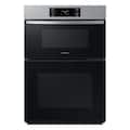 Samsung - BESPOKE 30" Built-In Electric Convection Combination Wall Oven with Microwave and Flex Duo - Stainless Steel