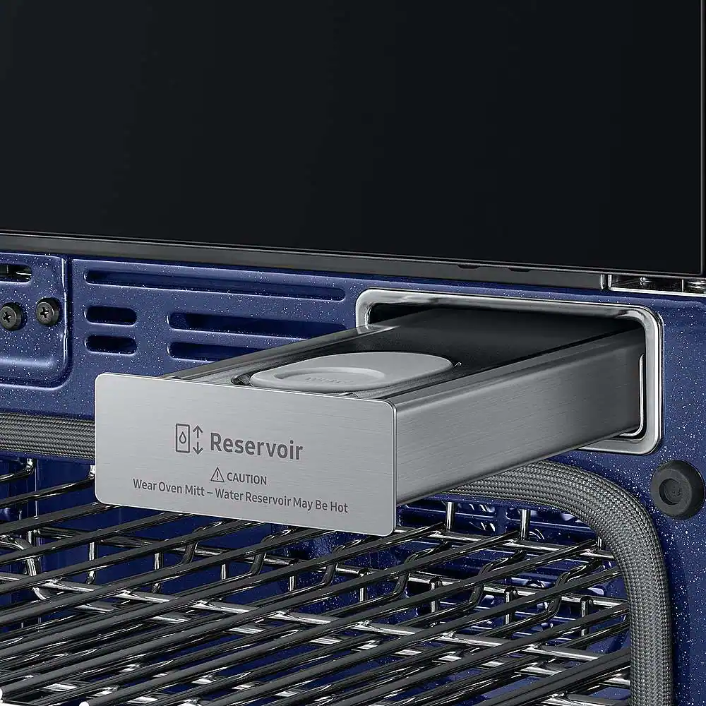 Alt View 18. Samsung - BESPOKE 30" Built-In Electric Convection Combination Wall Oven with Microwave and Flex Duo - Stainless Steel.