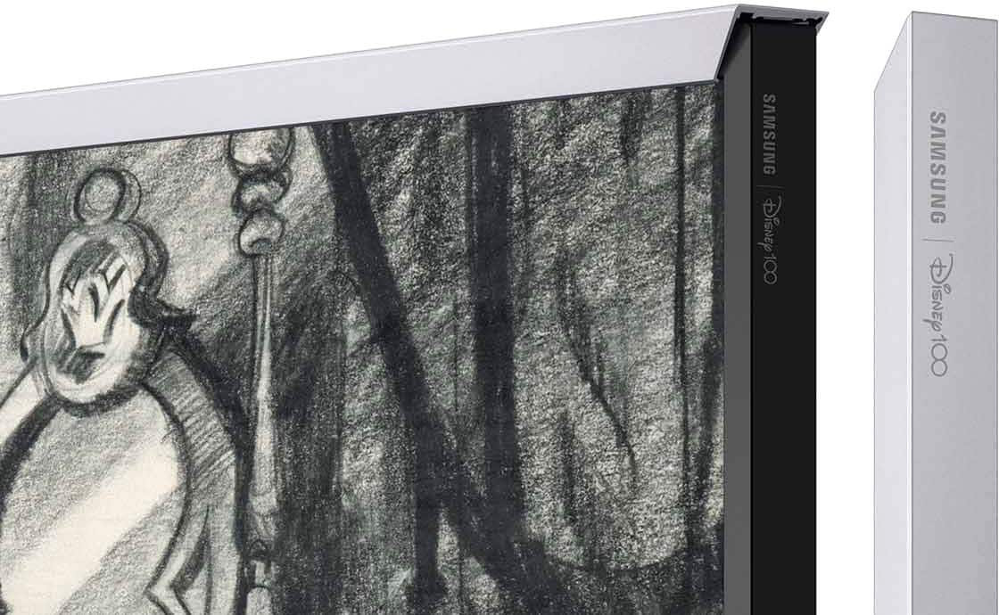 Alt View 12. Samsung - 75" Class LS03B The Frame - Disney 100 Edition 4K Ultra HD Smart Tizen TV - Black.