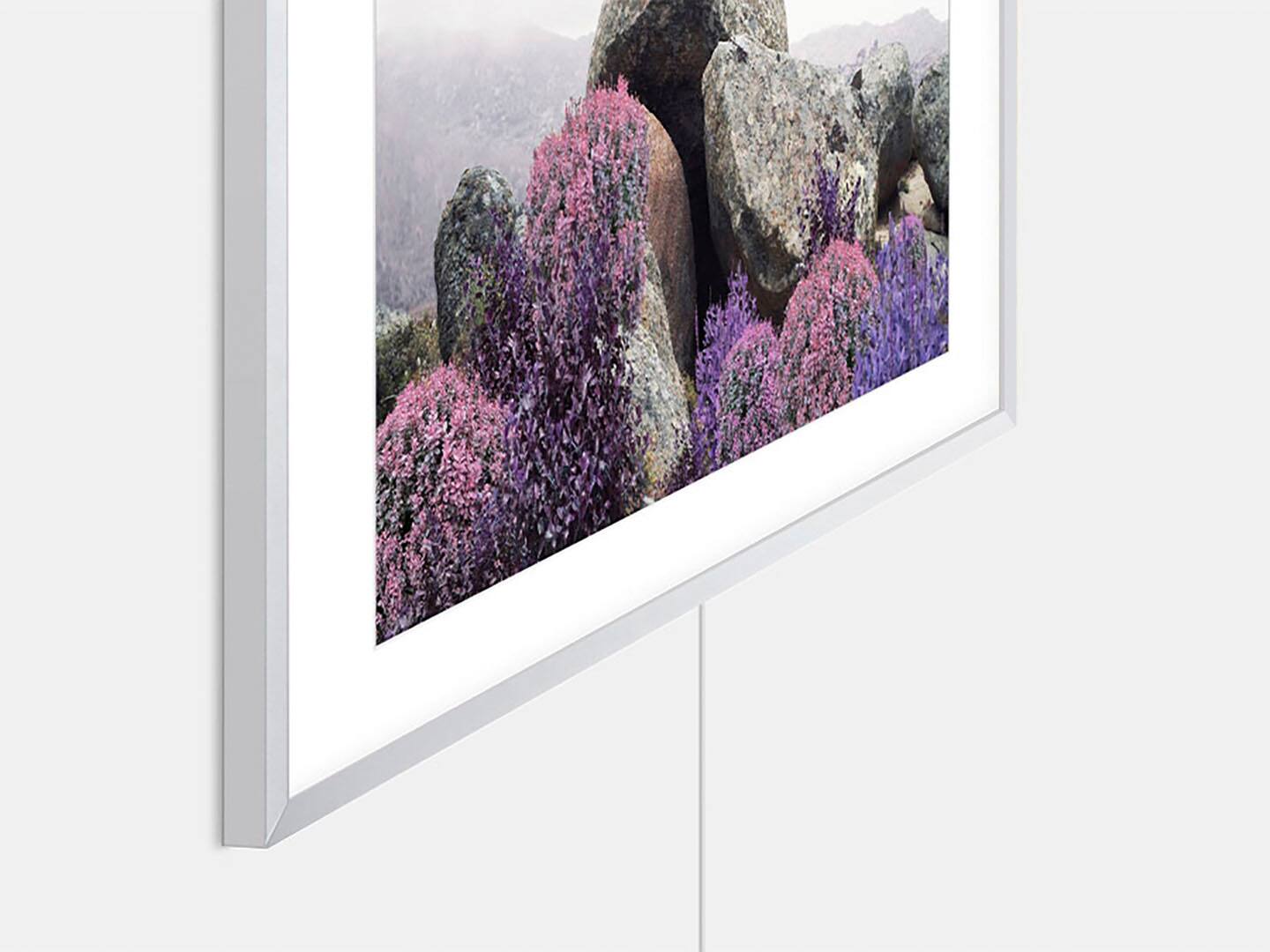 Alt View 18. Samsung - 75" Class LS03B The Frame - Disney 100 Edition 4K Ultra HD Smart Tizen TV - Black.