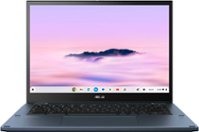 ASUS Chromebook Plus CM3401 14" 2-in-1 Laptop with Google AI - AMD Ryzen 3 7320C - 8GB Memory - 128GB SSD - Ponder Blue - Front_Zoom