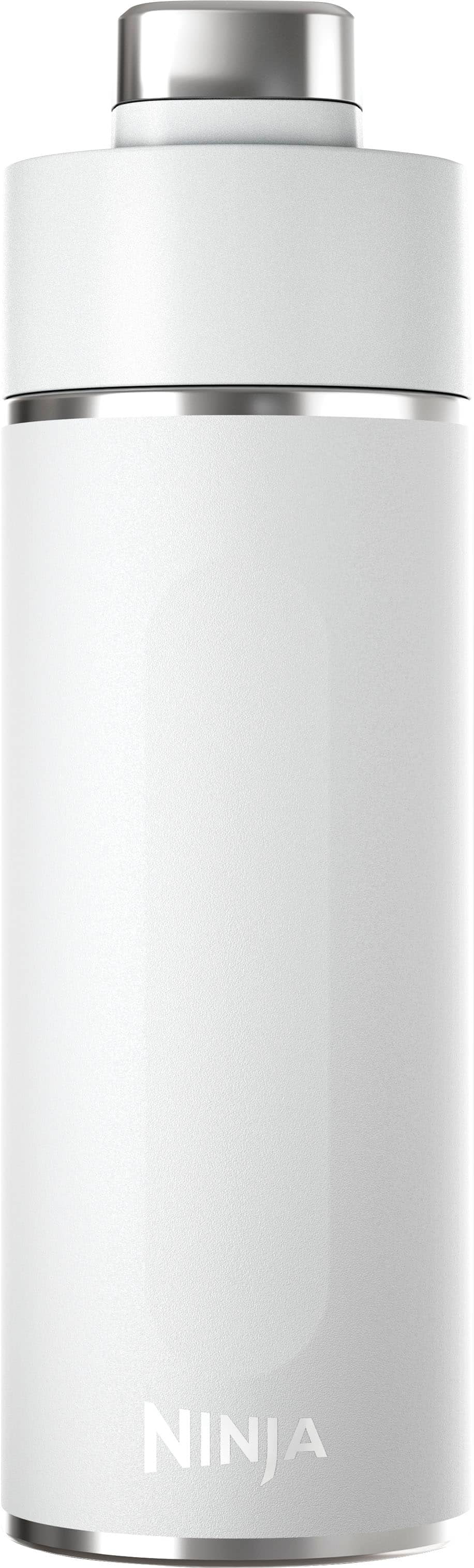 Angle. Ninja - Thirsti 18oz. Travel Bottle - Cloud White.